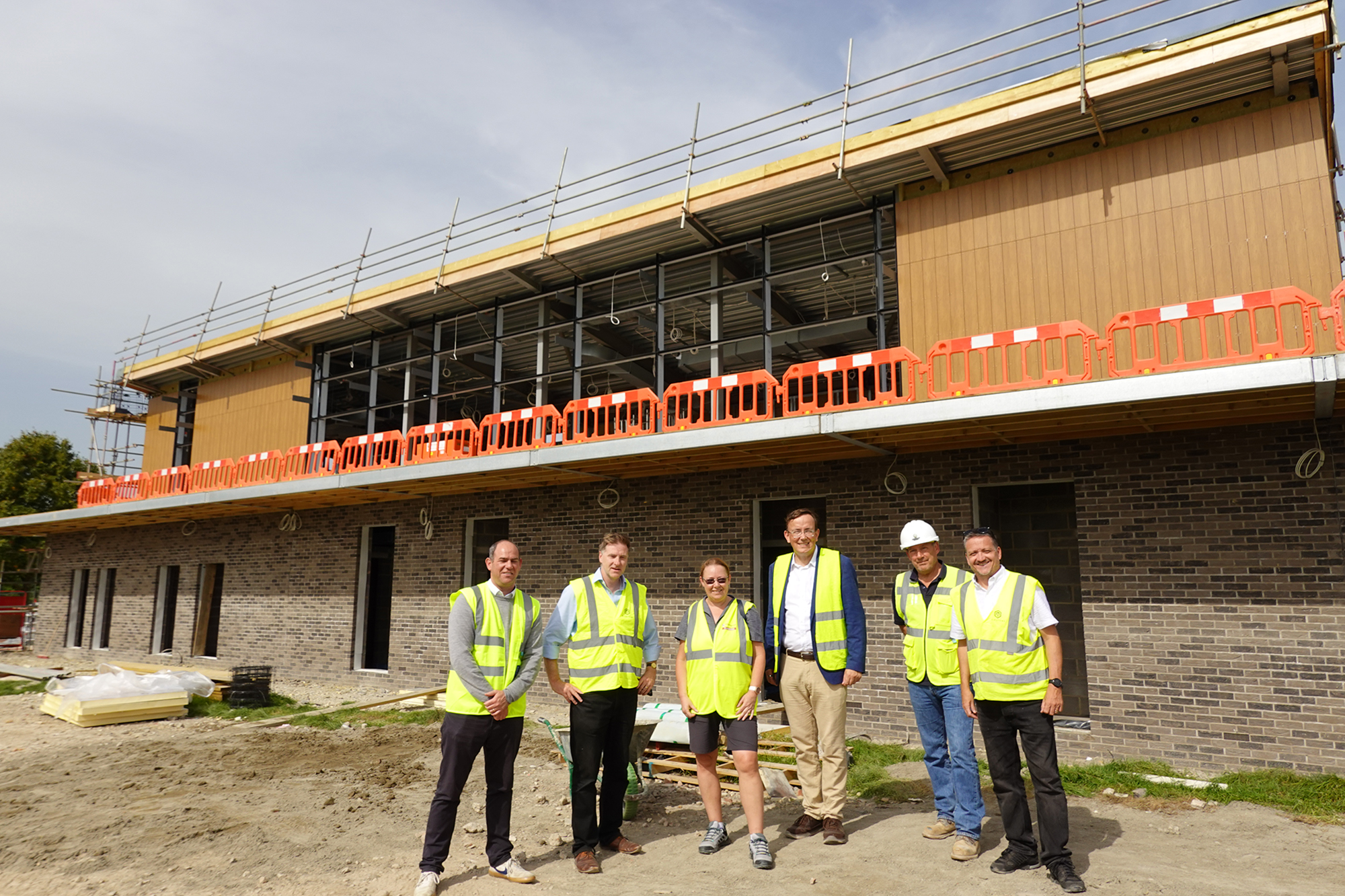 Football Foundation visit King George V pavilion